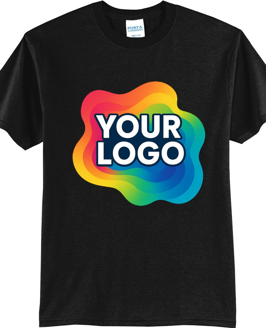 Economy Tall T-Shirt - Port & Co. Core Blend Tee PC55T -Technician Tees