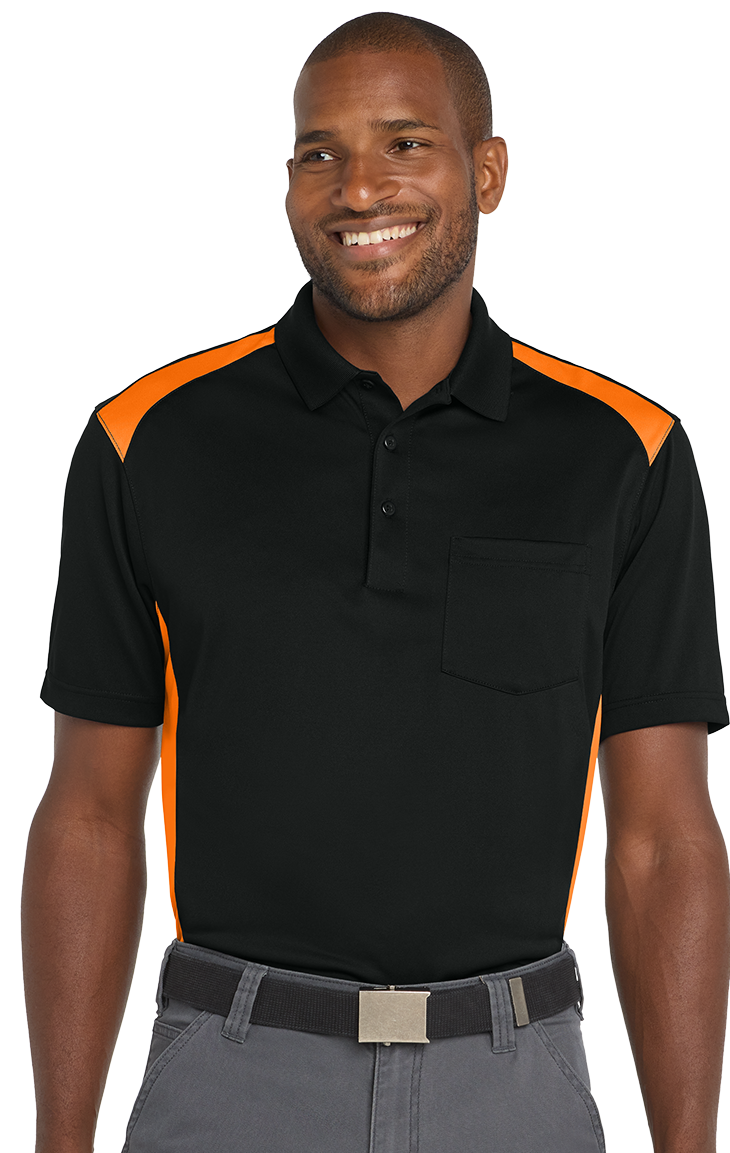 Mens - Cornerstone Snag-Proof Two-Way Colorblock Pocket - CS614