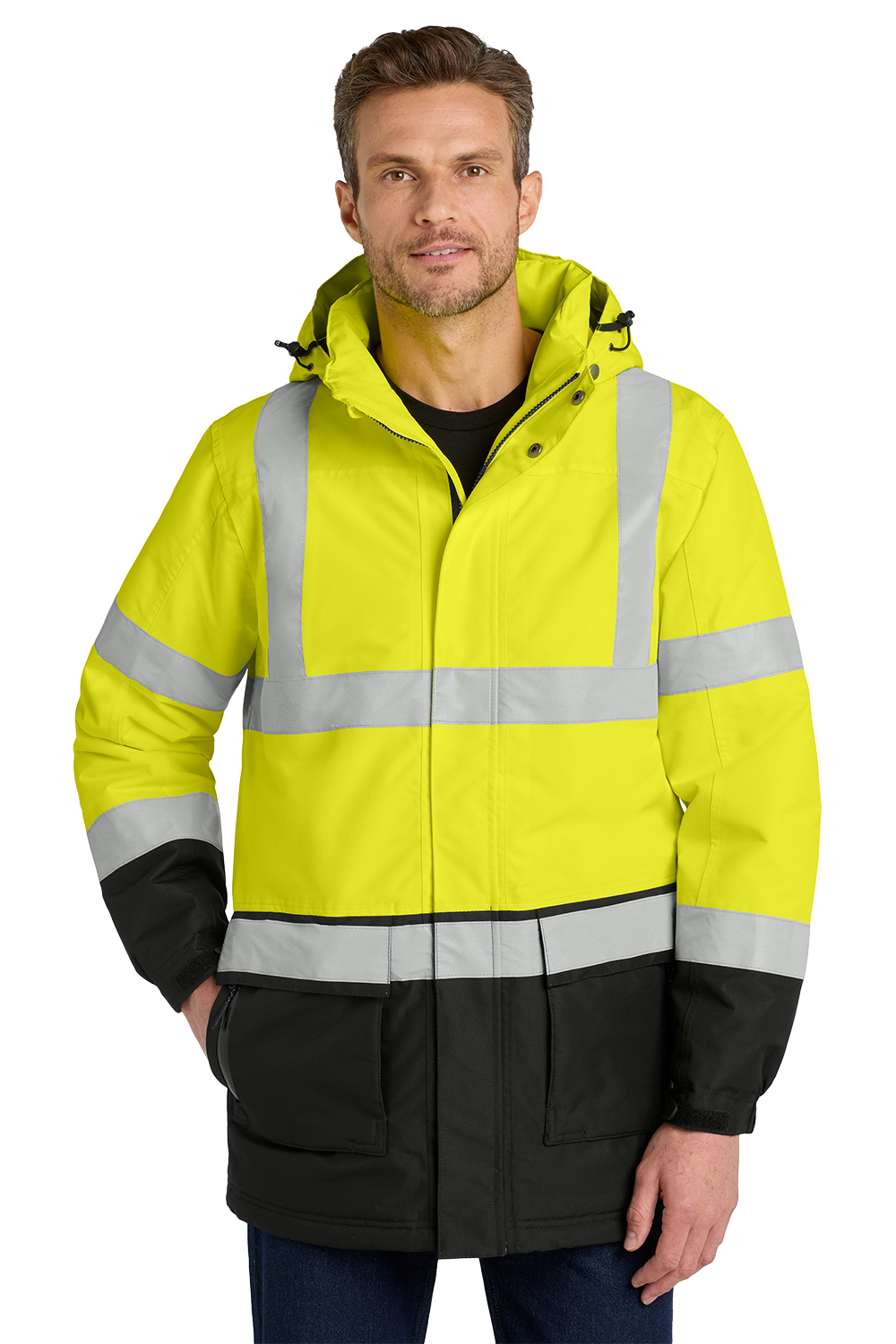 Port Authority® ANSI 107 Class 3 Safety Heavyweight Parka