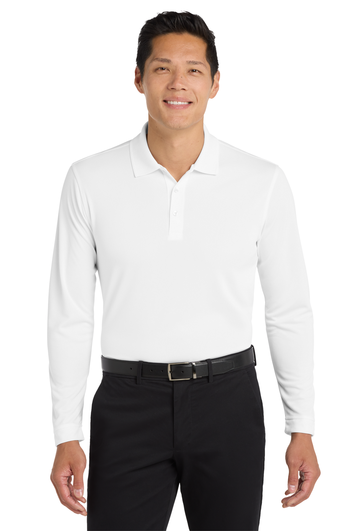Polo - Port Authority Dry Zone UV Micro-Mesh Long Sleeve Polo - K110LS