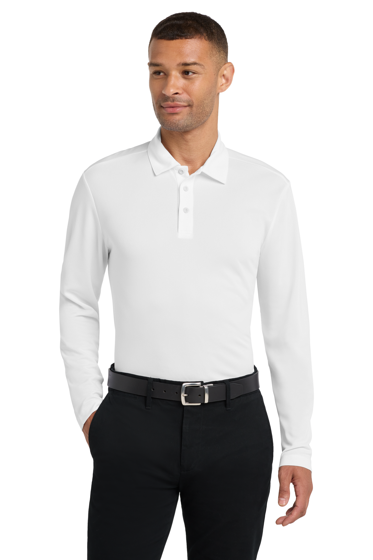 Polo - Port Authority Silk Touch Performance Long Sleeve Polo - K540LS