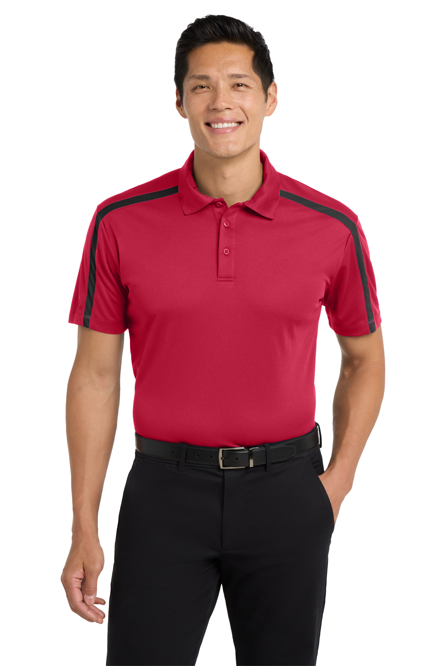 Port Authority® Silk Touch™ Performance Colorblock Stripe Polo - K547