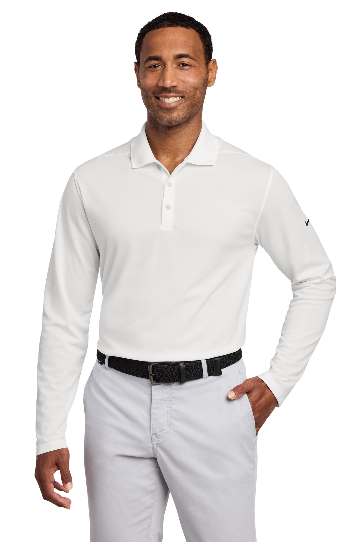 Polo - Nike Dri-FIT Micro Pique 2.0 Long Sleeve Polo - NKDC2104