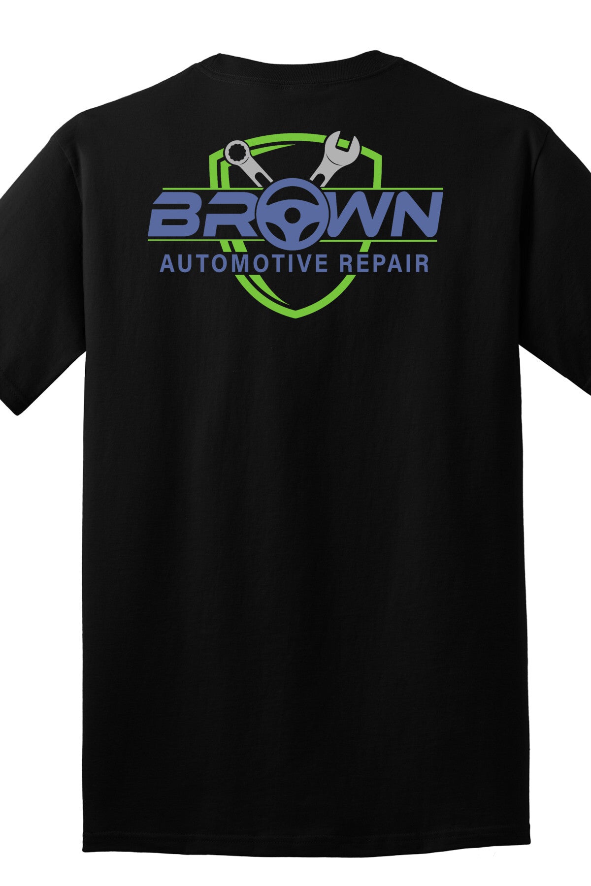 Economy T-Shirt Core Cotton PC54 - Brown Automotive Repair