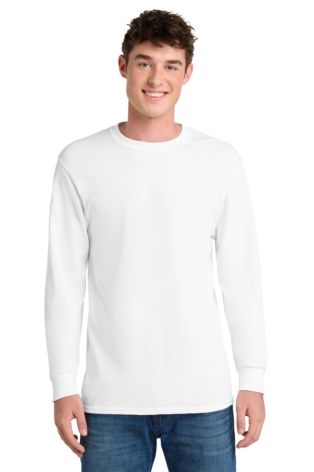 Economy - Long Sleeve Port & Co Core Cotton Tee - PC54LS