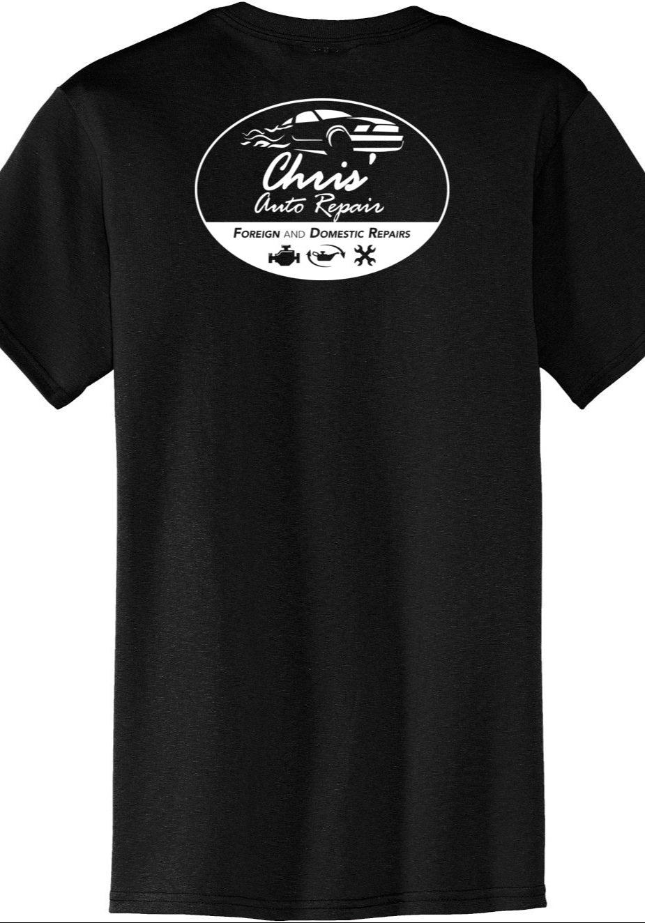 Economy Pocket T-Shirt - Port & Co. Core Blend Pocket Tee PC55P - Chris Auto Repair