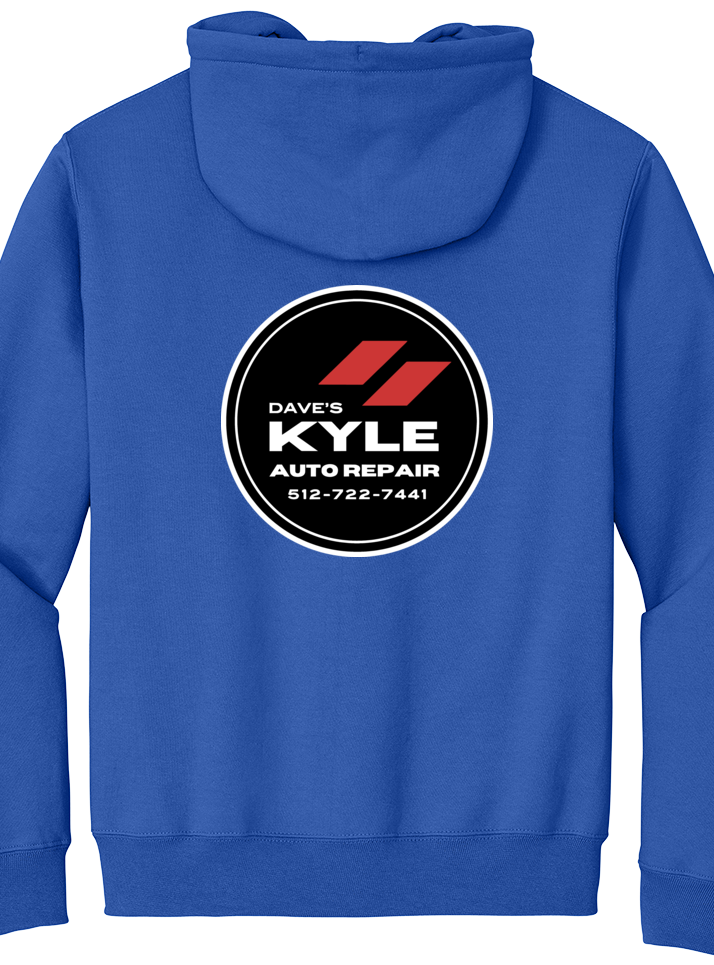 Premium Youth Hoodie - Port & Co. Youth Core Fleece Pullover Hooded Sweatshirt PC90HY - Dave's Kyle Auto Repair
