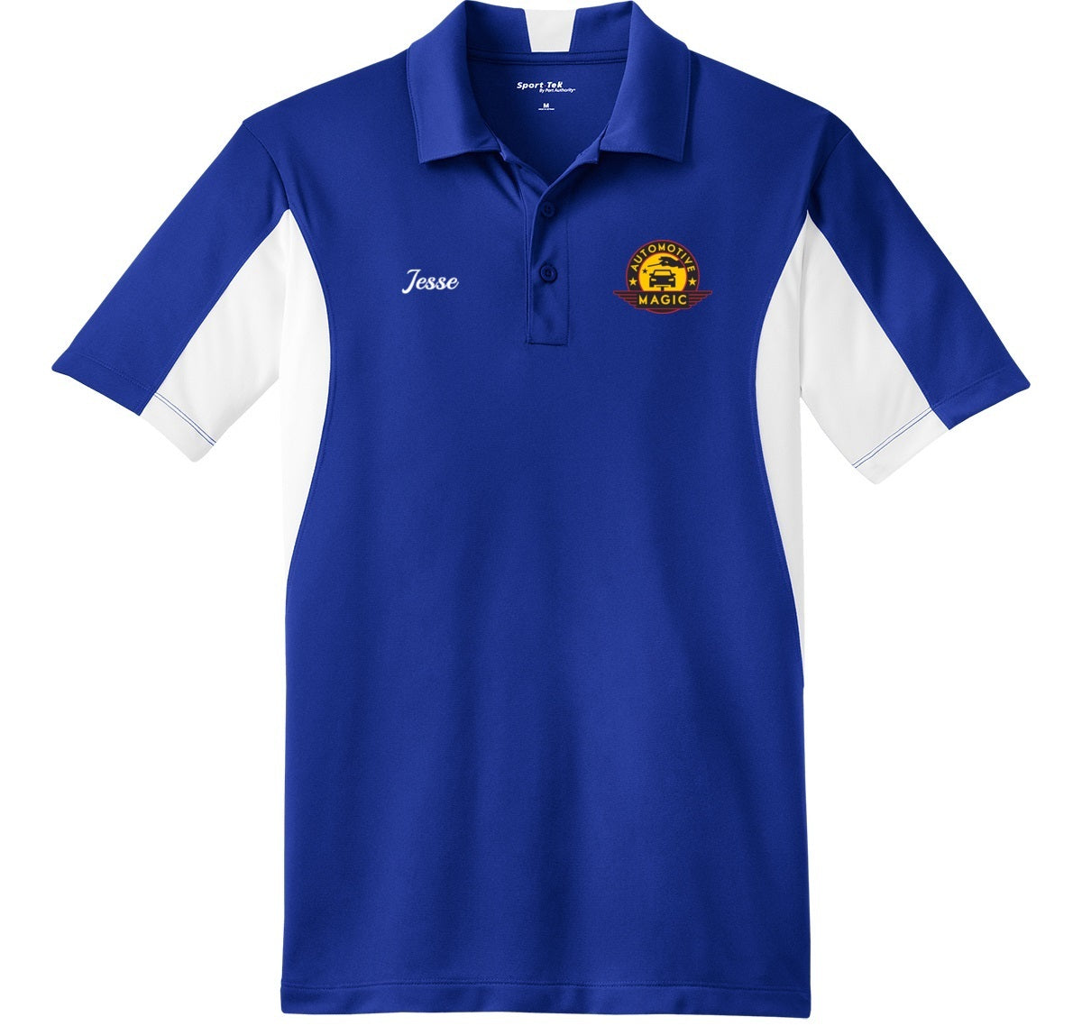 POLO - Mens Side Blocked Micropique Sport-Wick ST655 - Automotive Magic