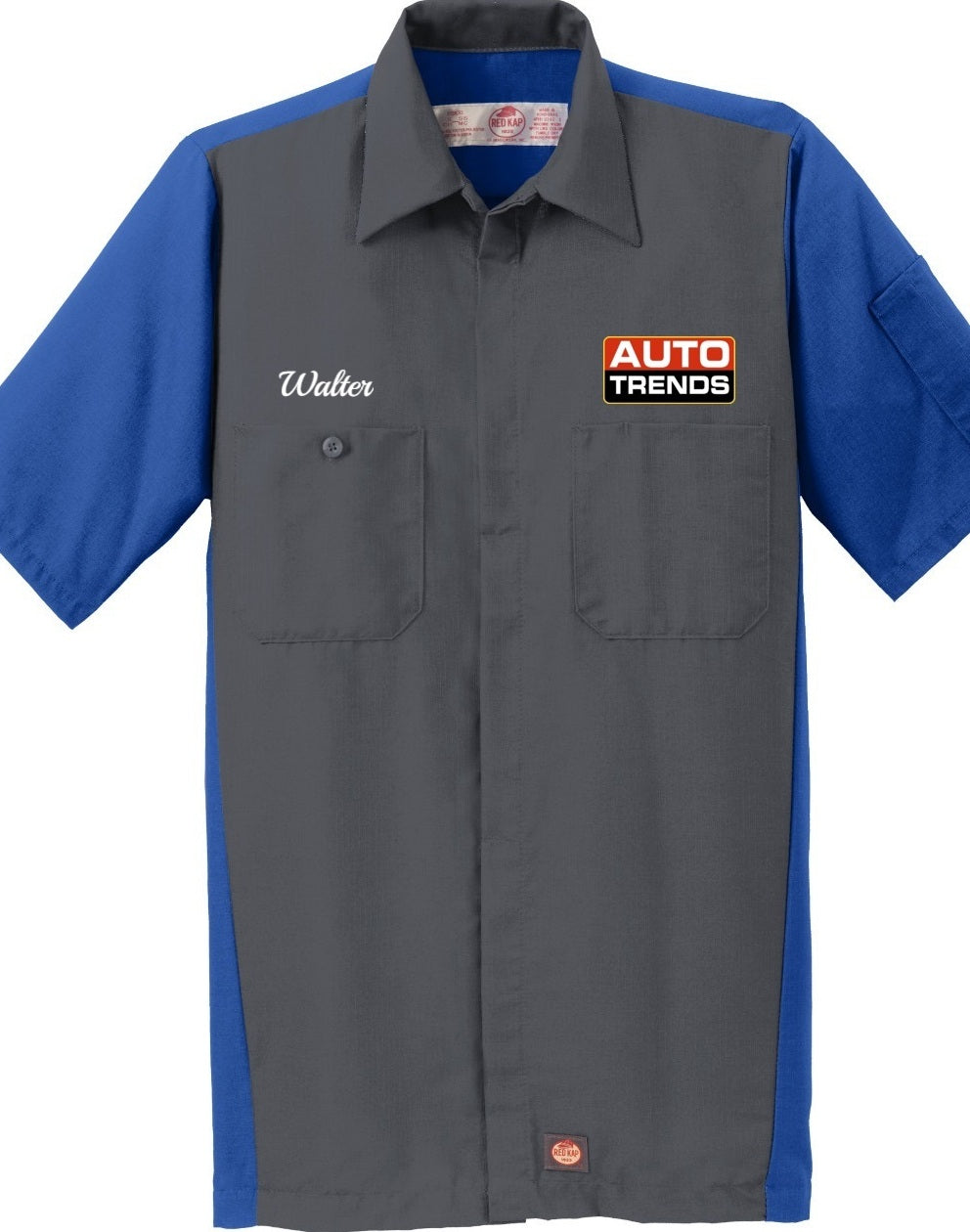 Technician Shirt - Short Sleeve Ripstop Crew Red Kap SY20 - Auto Trends