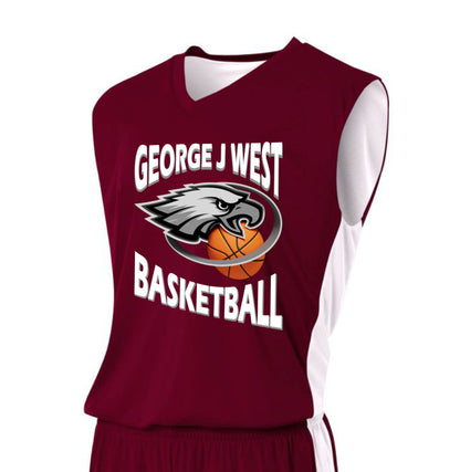 Jersey Youth - A4 Apparel NB2320 Unisex Reversable - George J West - Basketball