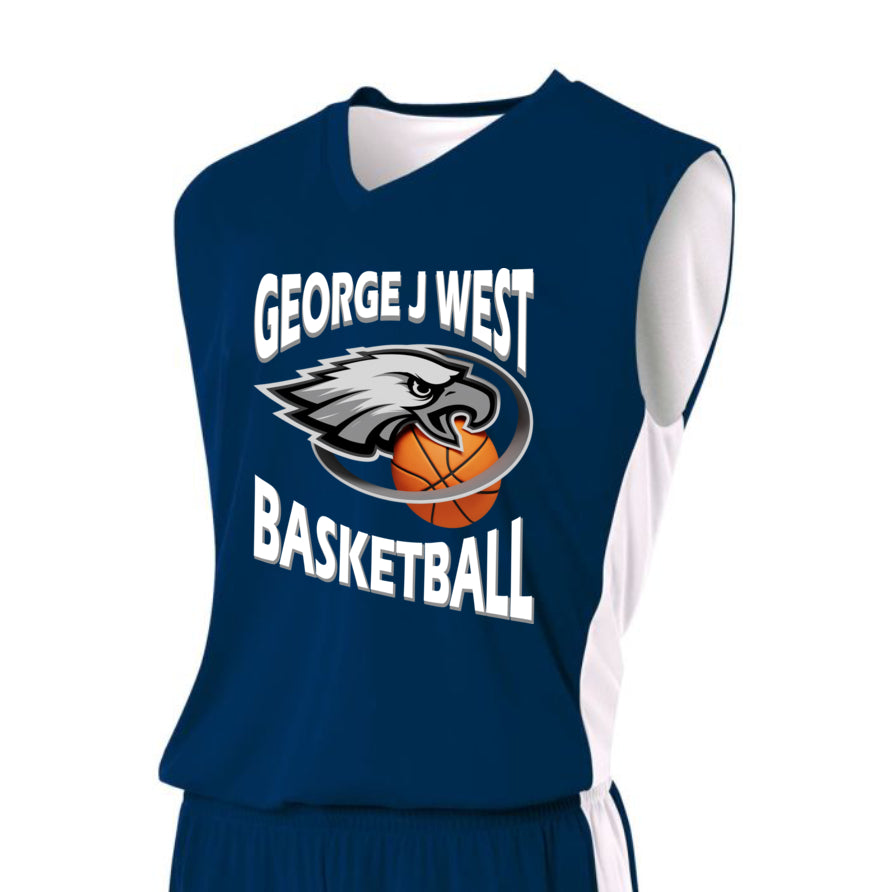 Jersey Youth - A4 Apparel NB2320 Unisex Reversable - George J West - Basketball