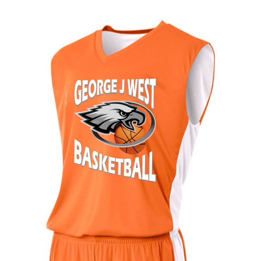 Jersey Youth - A4 Apparel NB2320 Unisex Reversable - George J West - Basketball