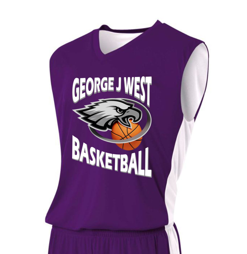 Jersey Youth - A4 Apparel NB2320 Unisex Reversable - George J West - Basketball