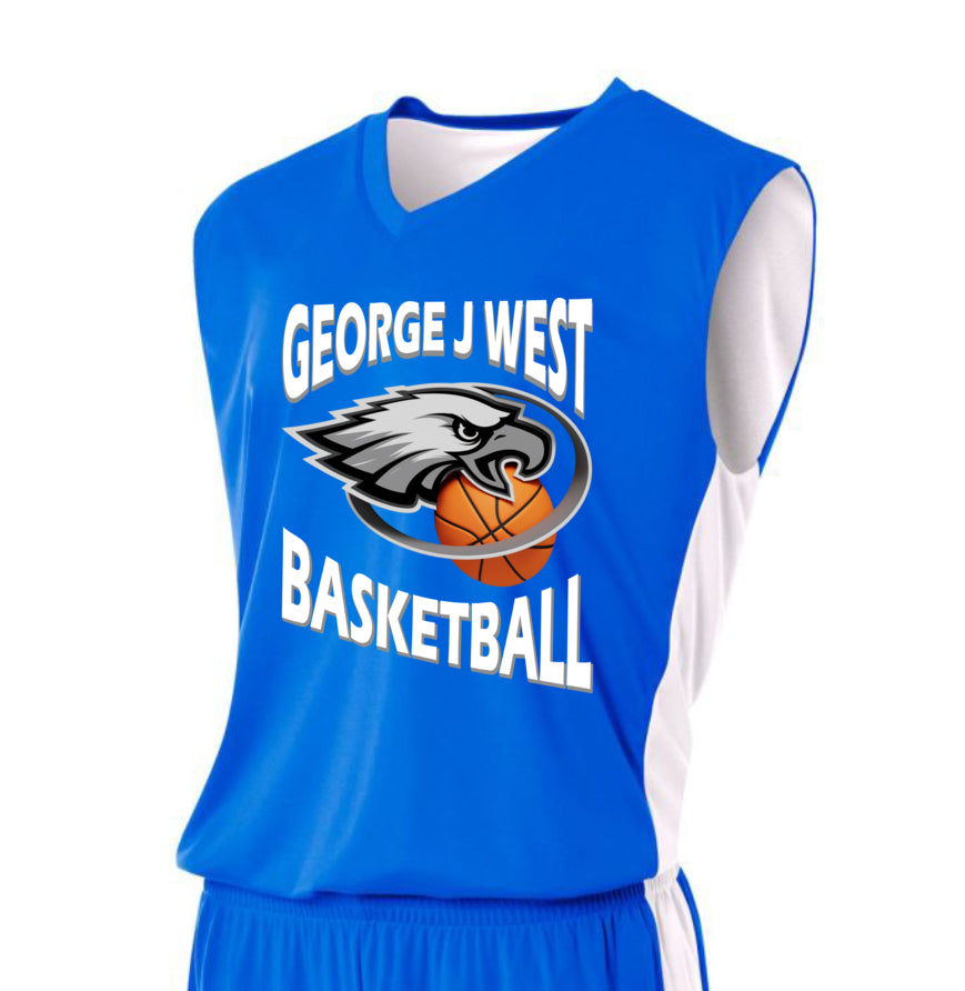 Jersey Youth - A4 Apparel NB2320 Unisex Reversable - George J West - Basketball
