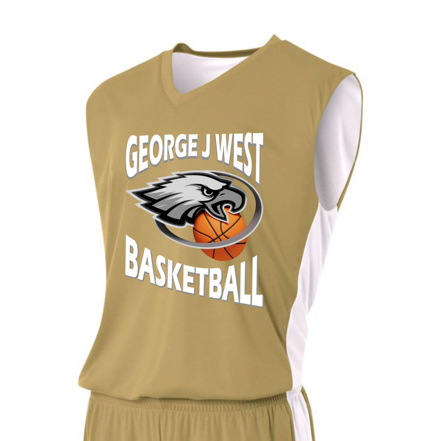 Jersey Youth - A4 Apparel NB2320 Unisex Reversable - George J West - Basketball