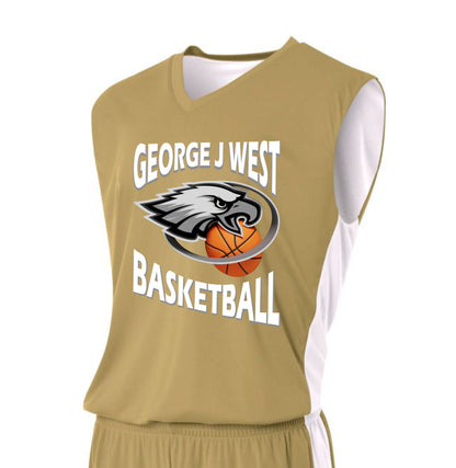 Jersey Youth - A4 Apparel NB2320 Unisex Reversable - George J West - Basketball