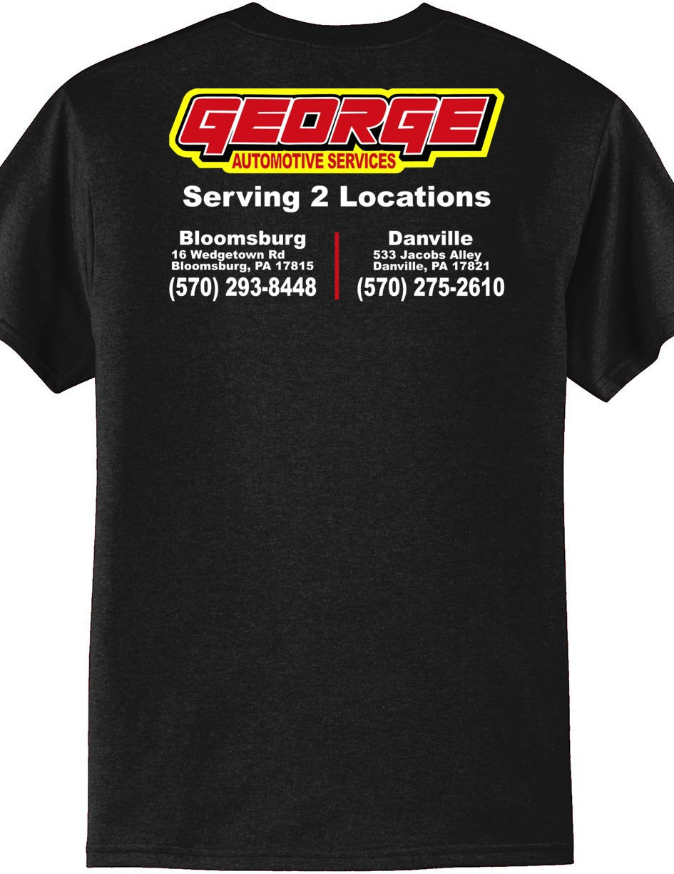 Economy T-Shirt - Port & Co. Core Blend Tee PC55 - George Automotive Services