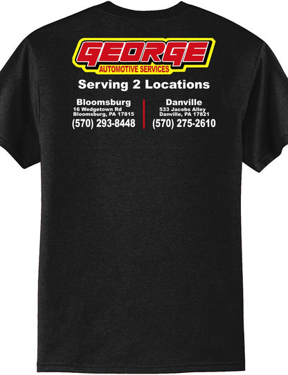 Economy T-Shirt - Port & Co. Core Blend Tee PC55 - George Automotive Services