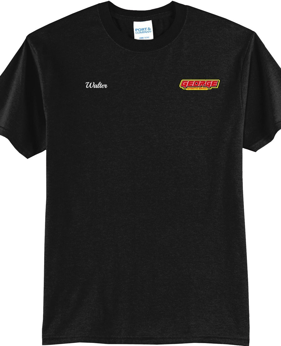 Economy T-Shirt - Port & Co. Core Blend Tee PC55 - George Automotive Services