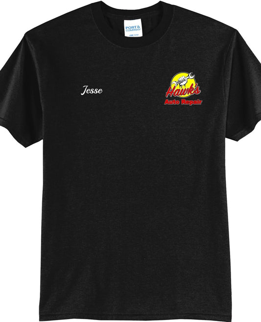Economy T-Shirt - Port & Co. Core Blend Tee PC55 - Hawks Auto Repair