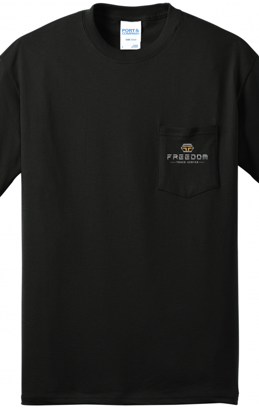 Port & Company® Core Blend Pocket Tee PC55P - Freedom Truck Center