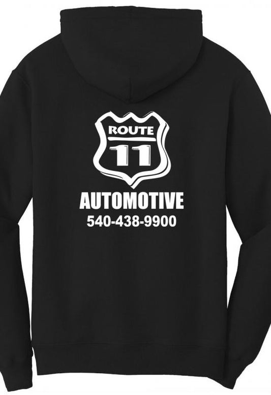 HOODIE PULLOVER - Port & Company Fleece Pullover Hoodie PC78H - Route 11 Automotive