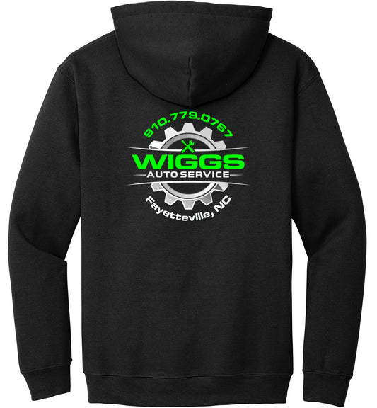 HOODIE - Adult Unisex Heavy Blend G185 - Wiggs Auto Service