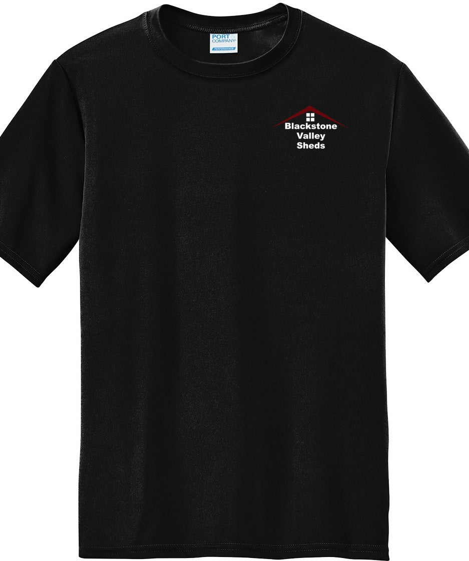 T-SHIRT - Moisture Wicking Performance PC380 - Blackstone Valley Sheds