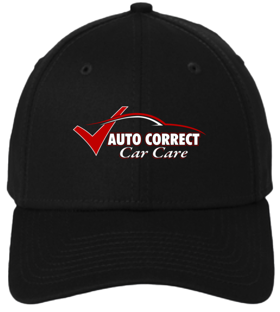 New Era 39THIRTY Tech Black Cap - Auto Correct Car Care