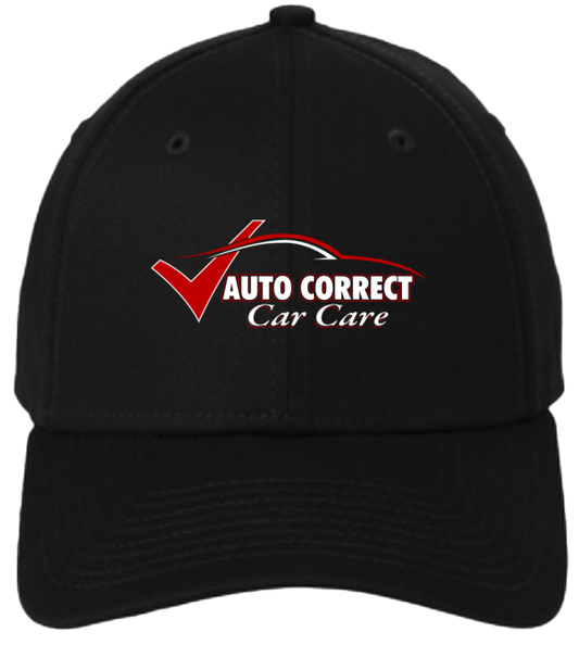 New Era 39THIRTY Tech Black Cap - Auto Correct Car Care