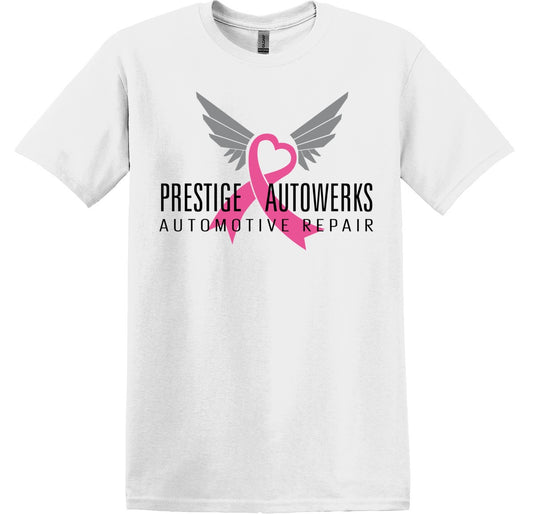 T-SHIRT - Adult Unisex Heavy Cotton G500 - Prestige Autowerks Breast Cancer Awarness