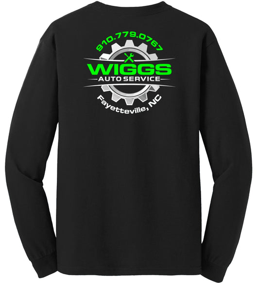 LONG SLEEVE T-SHIRT - Adult Unisex Heavy Blend G540 - Wiggs Auto Service