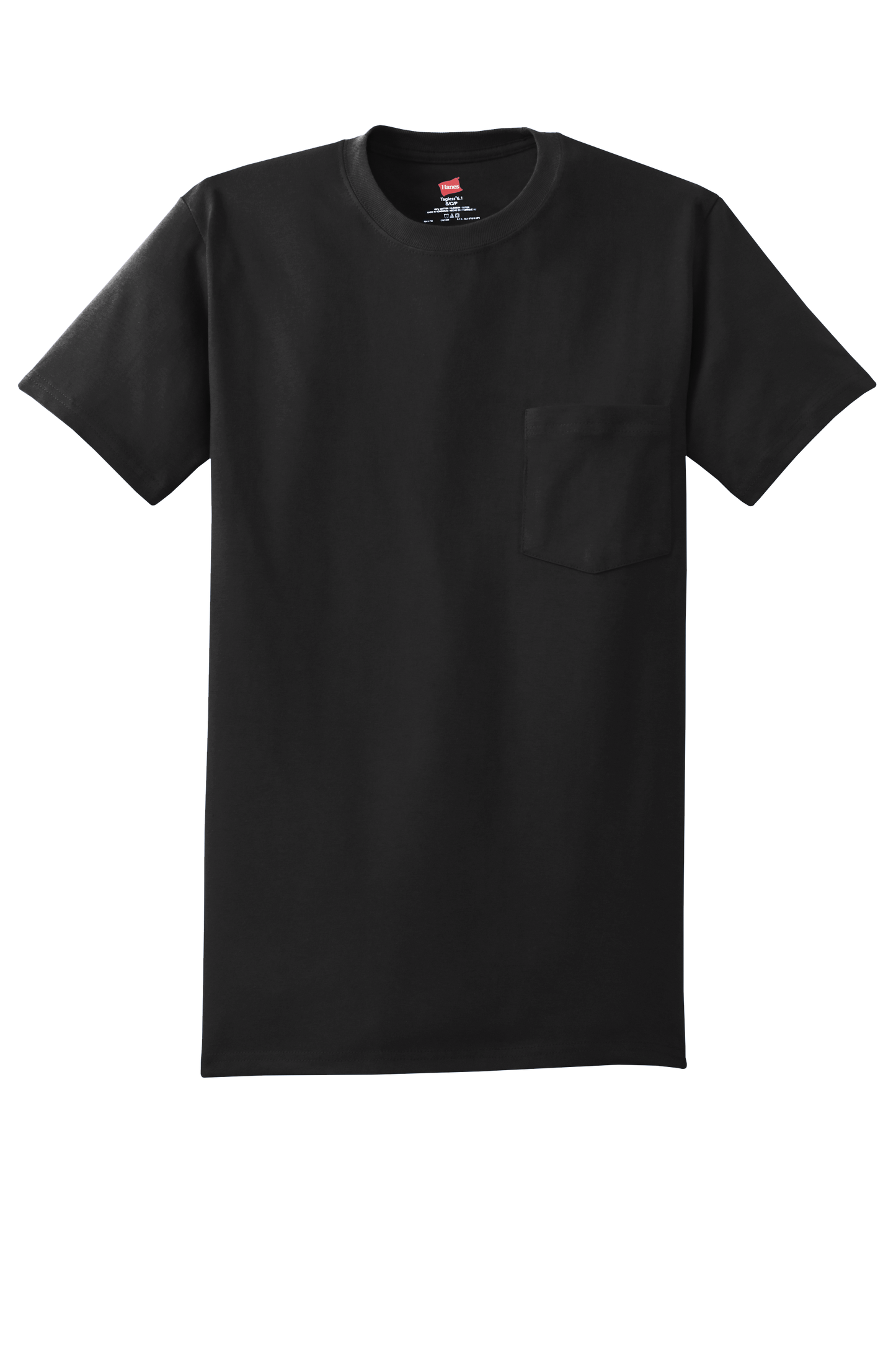 (TP S-3XL) Hanes® Beefy-T® - 100% Cotton T-Shirt with Pocket 5590 - Company Name