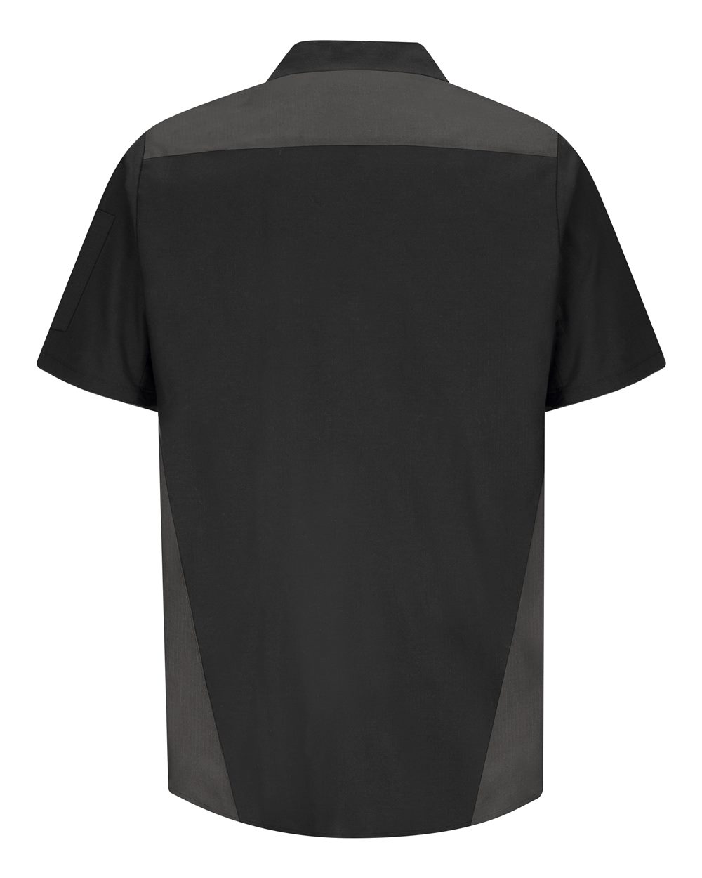 Red Kap SY28 shop shirt in Black/Light Grey/Charcoal, back