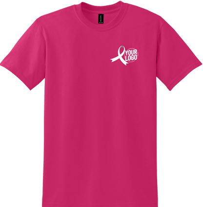 Brakes for Breasts - Advisor Tee - Heliconia Pink - Gildan DryBlend 8000