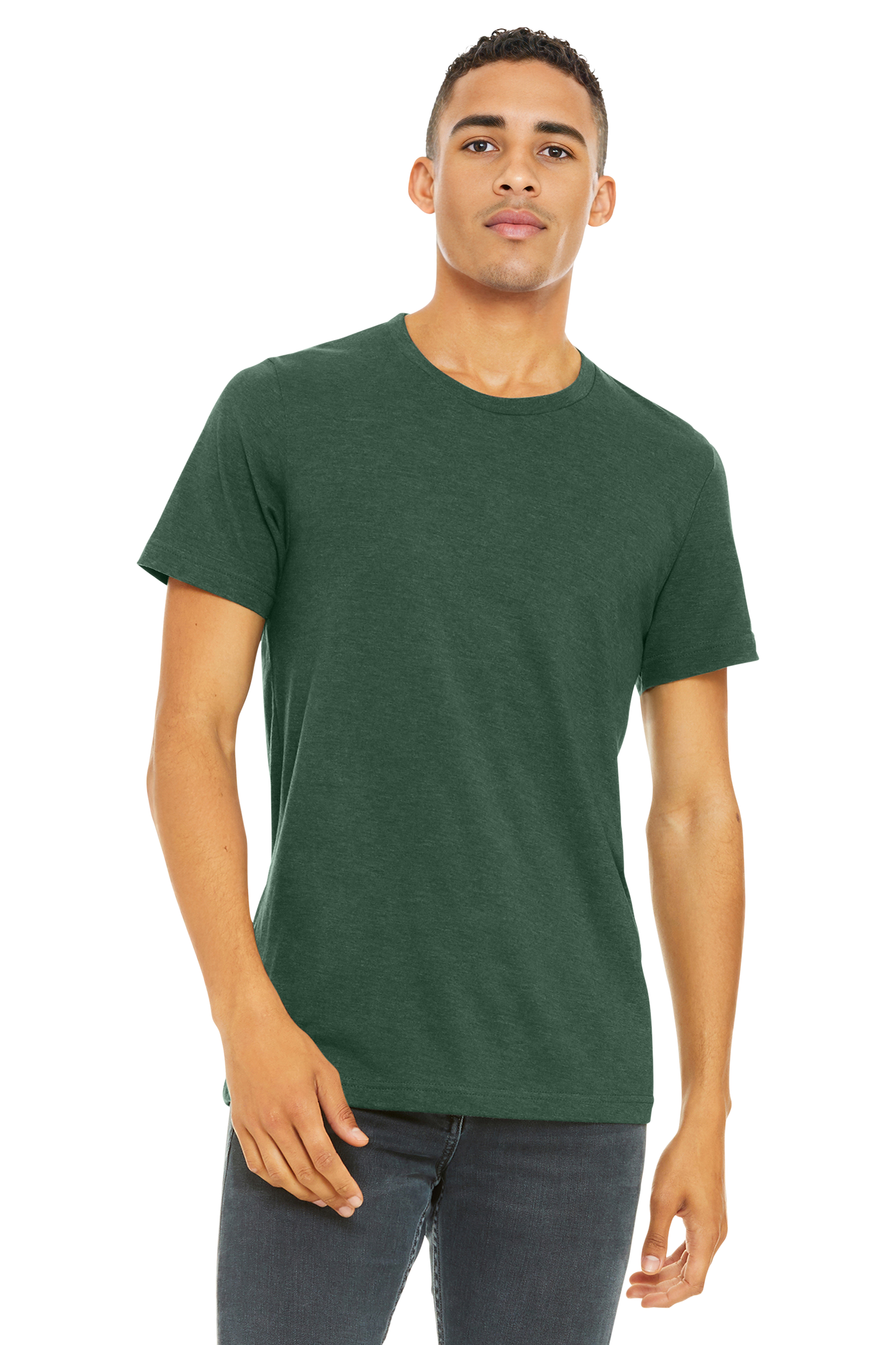 BELLA+CANVAS® Unisex Heather CVC Short Sleeve Tee - BC3001CVC