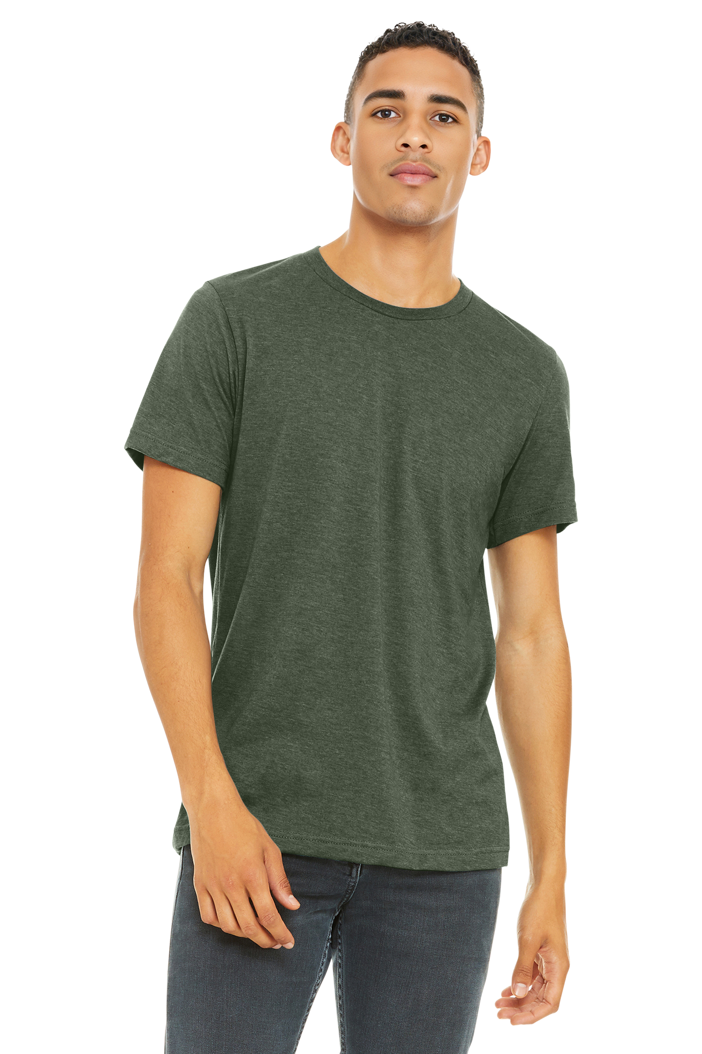 BELLA+CANVAS® Unisex Heather CVC Short Sleeve Tee - BC3001CVC