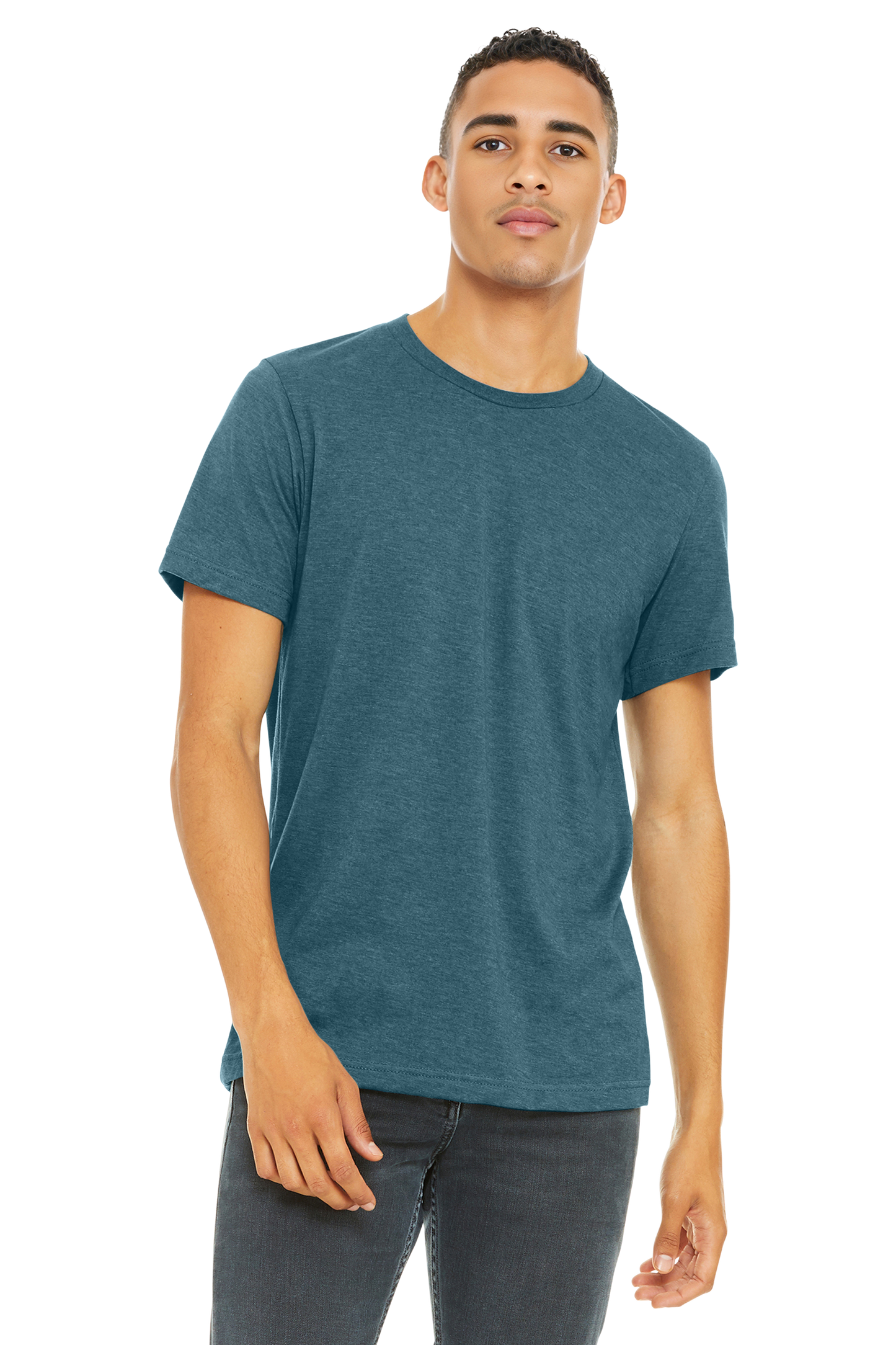 BELLA+CANVAS® Unisex Heather CVC Short Sleeve Tee - BC3001CVC