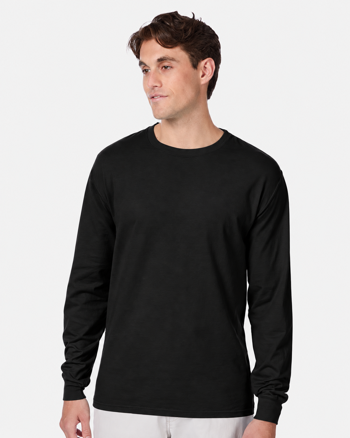 Long Sleeve T-Shirt - Hanes Beefy-T Long Sleeve Tee - 5186
