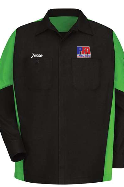 Technician Shirt - Long Sleeve Ripstop Crew Red Kap SY10 - Pierce Family Automotive