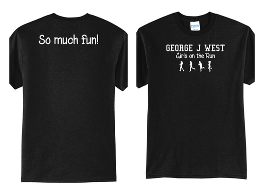 T-Shirt - Core Blend Tee PC55 - George J West - Girls on the Run