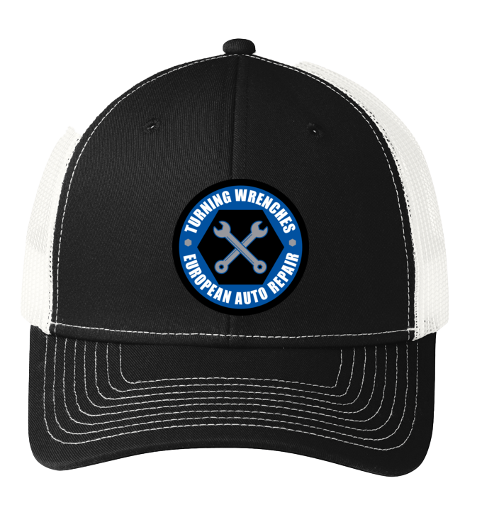 Baseball Hat - Snapback Trucker Cap C112 - Turning Wrenches European Auto Repair