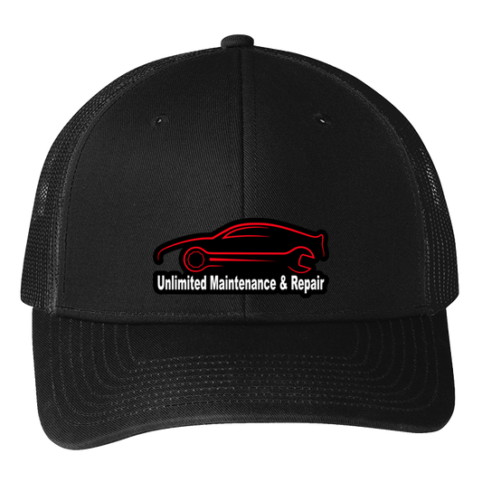 Baseball Hat - Snapback Trucker Cap C112 - Unlimited Maintenance and Repair