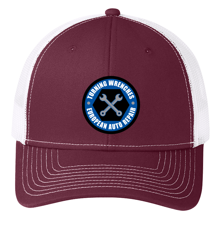 Baseball Hat - Snapback Trucker Cap C112 - Turning Wrenches European Auto Repair