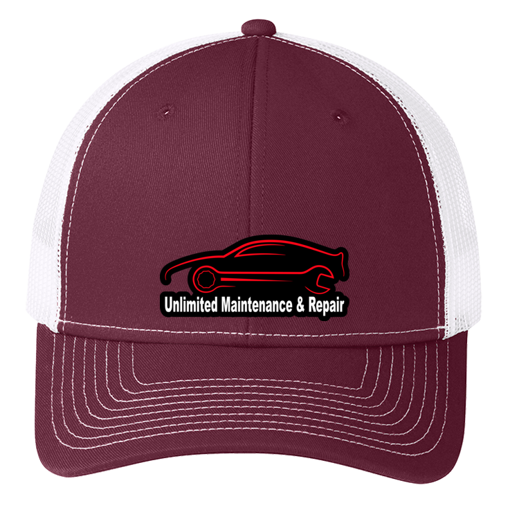 Baseball Hat - Snapback Trucker Cap C112 - Unlimited Maintenance and Repair