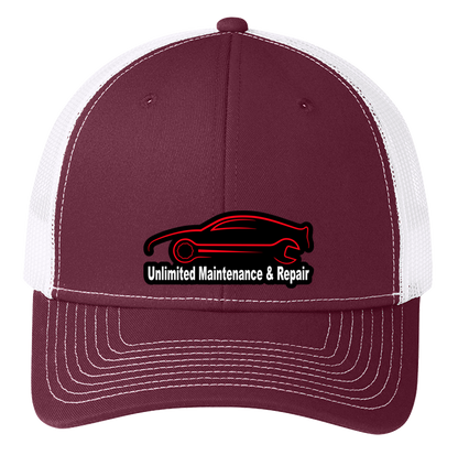 Baseball Hat - Snapback Trucker Cap C112 - Unlimited Maintenance and Repair