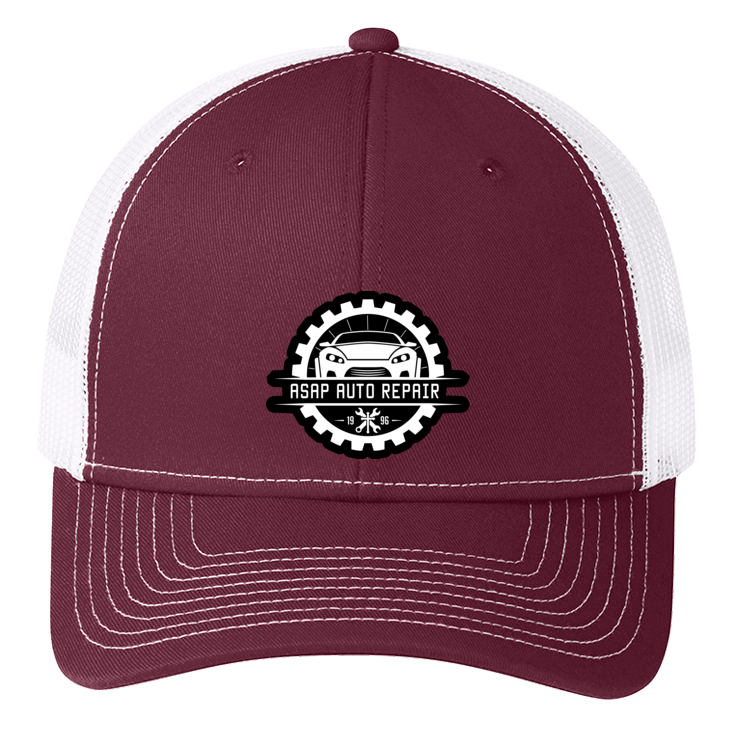Baseball Hat - Snapback Trucker Cap C112 - ASAP Auto Repair