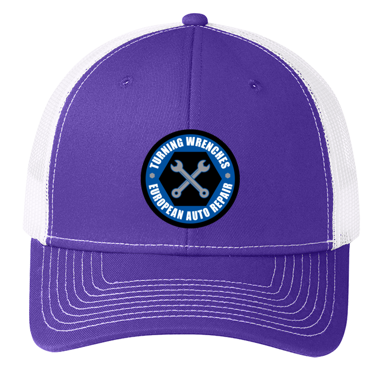 Baseball Hat - Snapback Trucker Cap C112 - Turning Wrenches European Auto Repair