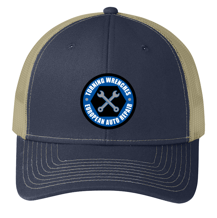 Baseball Hat - Snapback Trucker Cap C112 - Turning Wrenches European Auto Repair