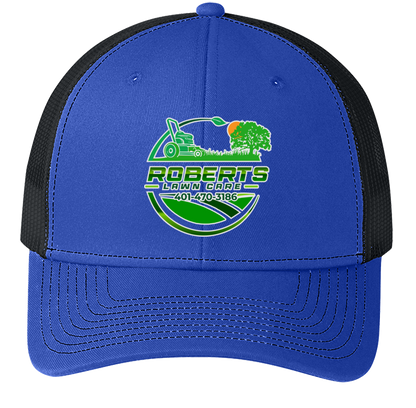 Baseball Hat - Snapback Trucker Cap C112 - Roberts Lawn Care